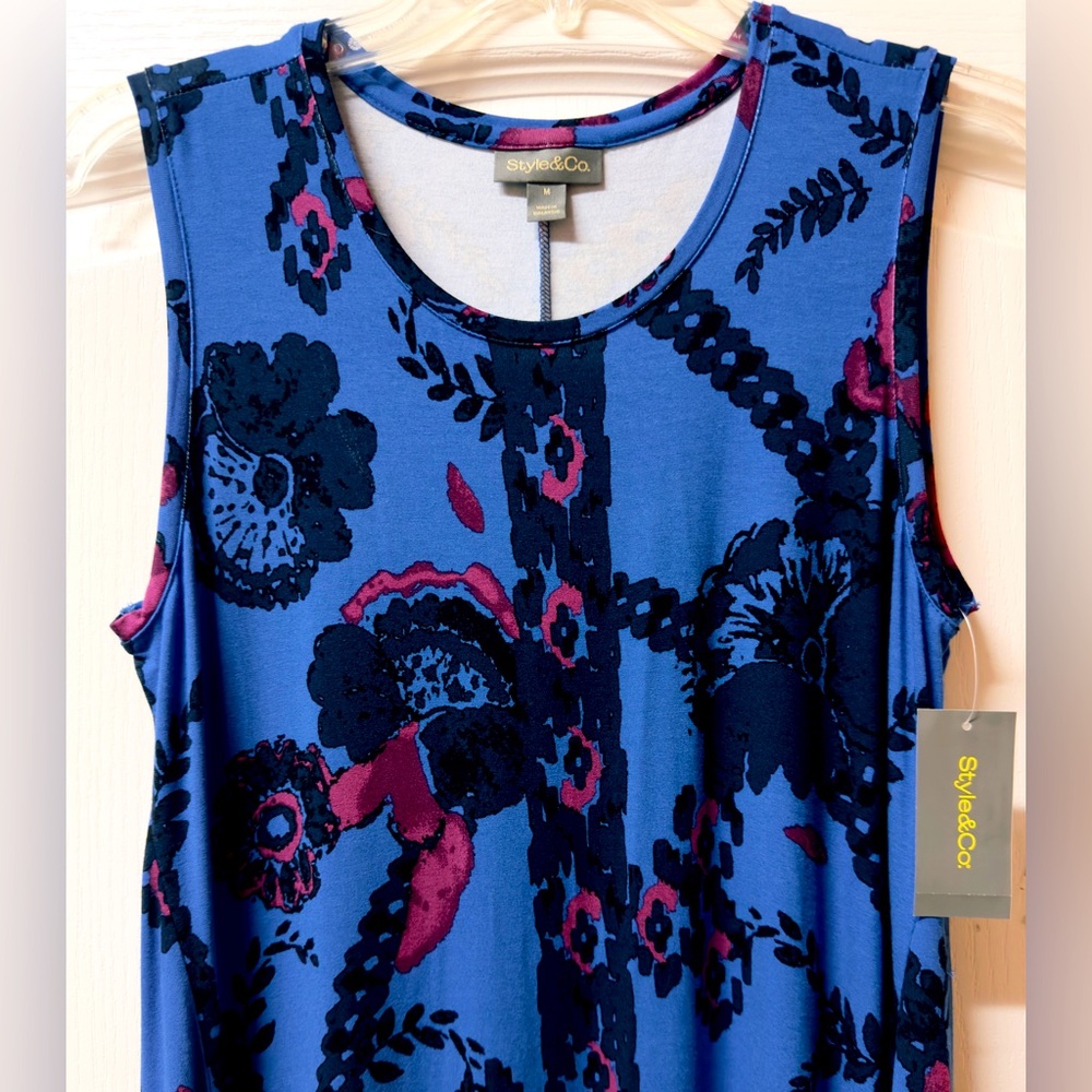 Style & Co. A-Line Swing dress, Med. - Picture 3 of 5